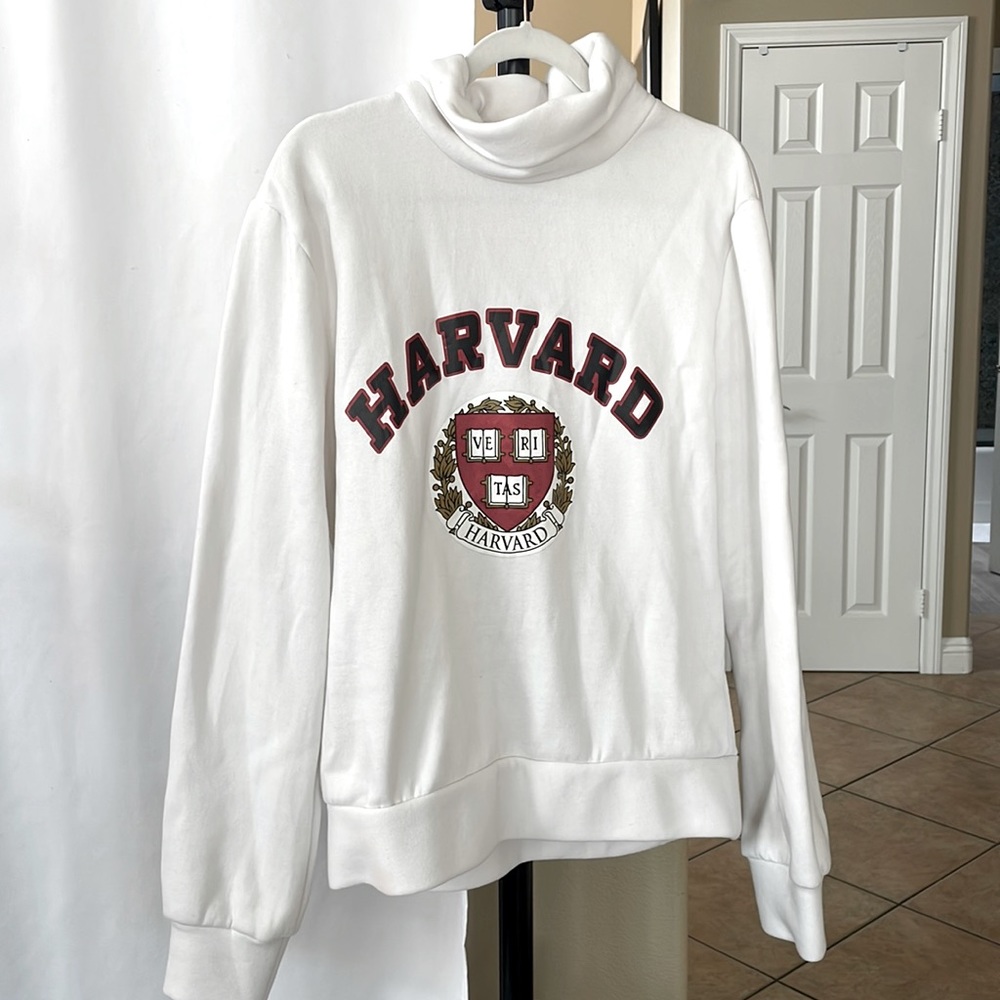 Harvard rolled neck sweatshirt